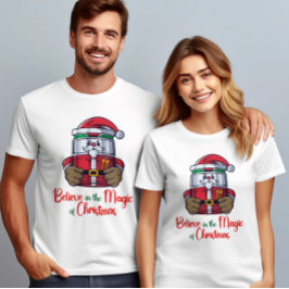 Glauben Sie an die Magie des Weihnachtsmanns T-Shirt