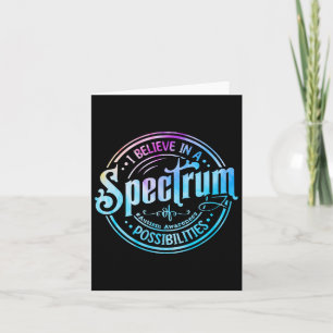 Glauben Sie an ein Spektrum von Möglichkeiten, die Karte