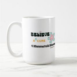 Glauben Sie an eine Heilungs-Tasse Kaffeetasse