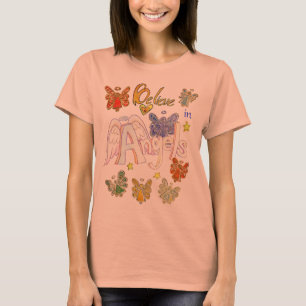 Glauben Sie an Engel Inspirational Art Custom Shir T-Shirt