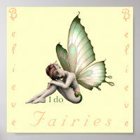 Glauben Sie an Fairies Print