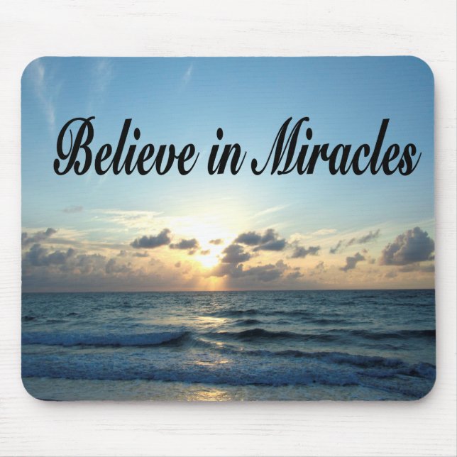 GLAUBEN SIE AN GOTTES MIRAKEL MOUSEPAD (Vorne)