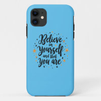 Glauben Sie an Ihr selbst Motivierend Zitat-Design