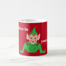 Glauben Sie an Ihre Elf Holiday Hot Kakao-Tasse Kaffeetasse