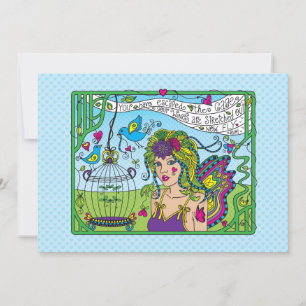 Glauben Sie an Ihre selbst_flache Karte 7" x 5"