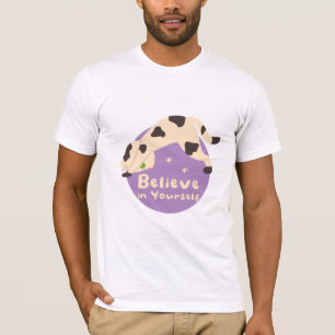 Glauben Sie an Ihre selbst Kawaii Katze Doing Yoga T-Shirt