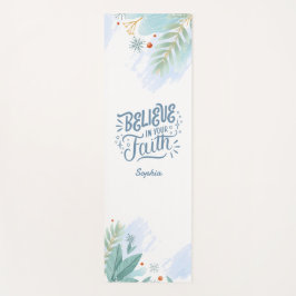 Glauben Sie an Ihren Glauben Winter Vibes Bibelver Yogamatte