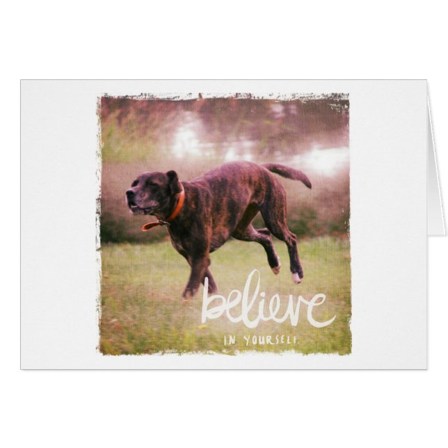 Glauben Sie an Ihren Hund (Vorderseite (Horizontal))