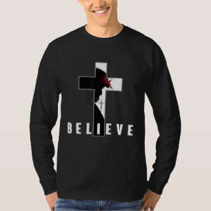Glauben Sie an Jesus Christlichen Glauben an Gott T-Shirt