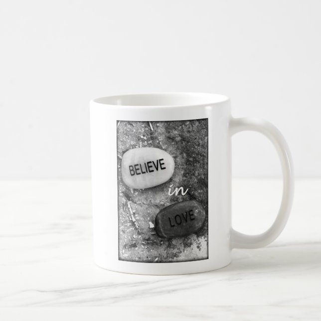 Glauben Sie an Liebe Kaffeetasse (Rechts)