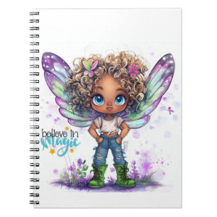 Glauben Sie an Magic Fairy Spiral Notebook Notizblock