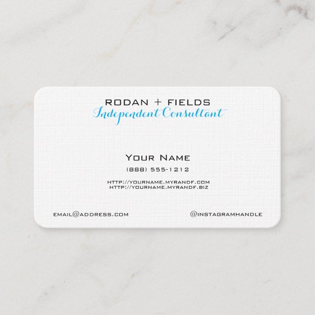 Glauben Sie an magische Visitenkarte (Vorderseite)