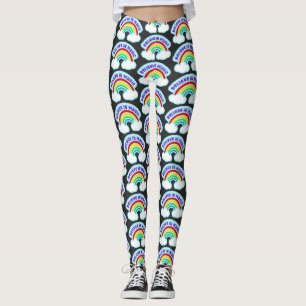 Glauben Sie an magisches Retro-Design Leggings