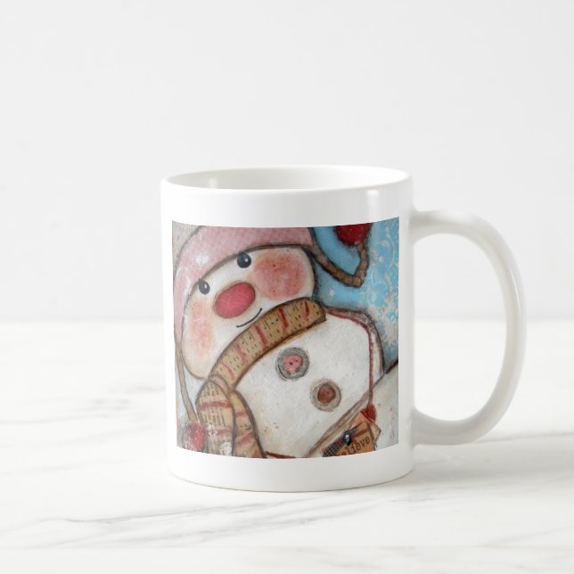 Glauben Sie an Schneemänner Kaffeetasse (Rechts)
