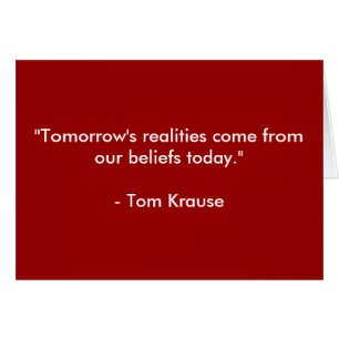 Glauben Sie an selbst!