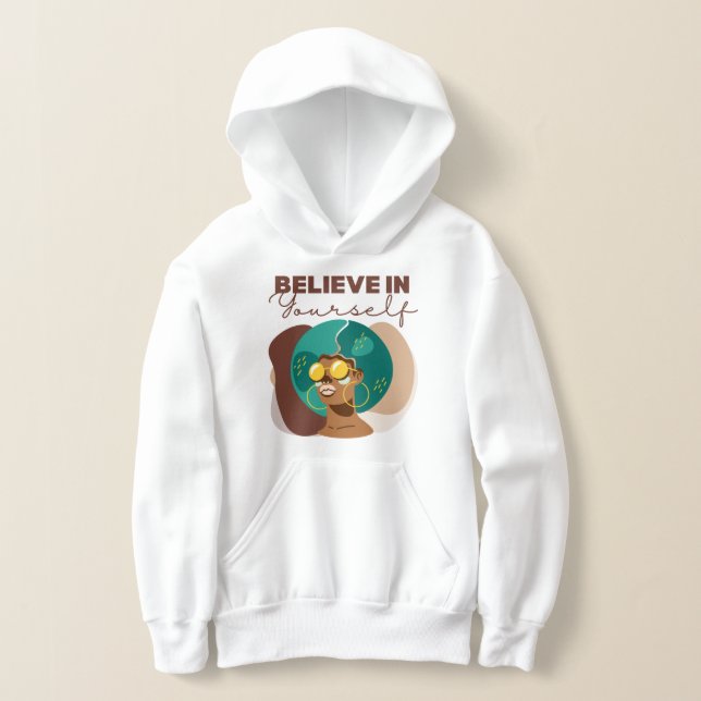 Glauben Sie an sich Hoodie (Ablage )