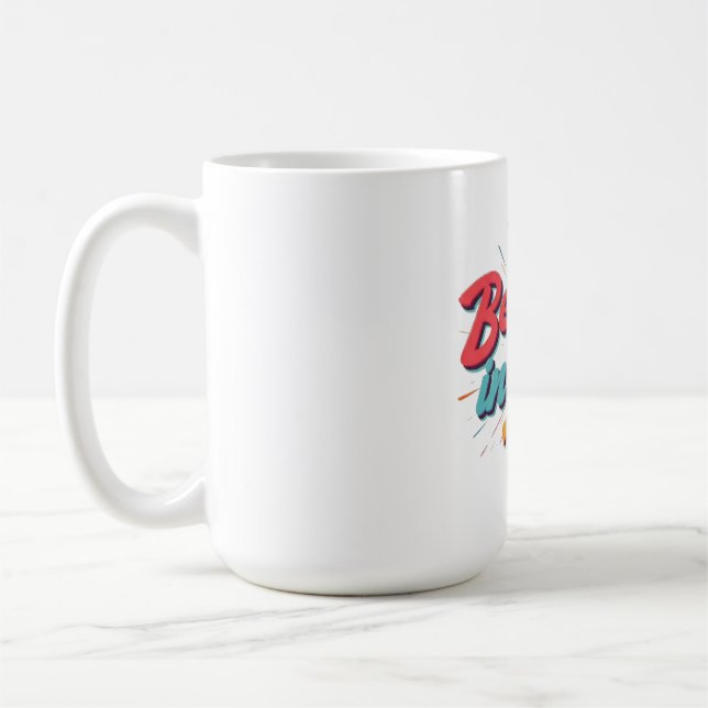 Glauben Sie an Sie Kaffeetasse (Links)