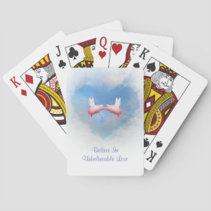 Glauben Sie an unglaubliche Liebe-Spielkarten Spielkarten