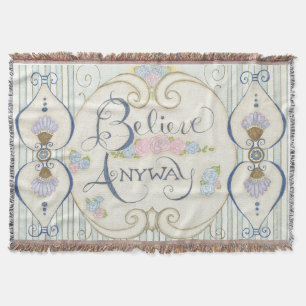 Glauben Sie auf jeden Fall werfen Blanket Decke