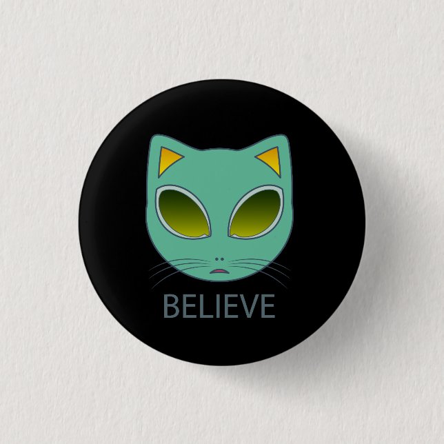 Glauben Sie Button (Vorderseite)