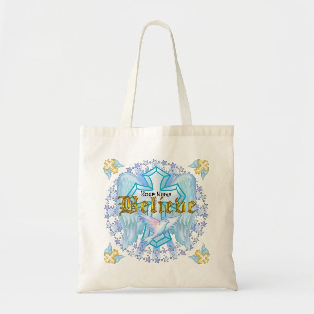 Glauben Sie Christliche Crosstote Bag Tragetasche (Vorne)