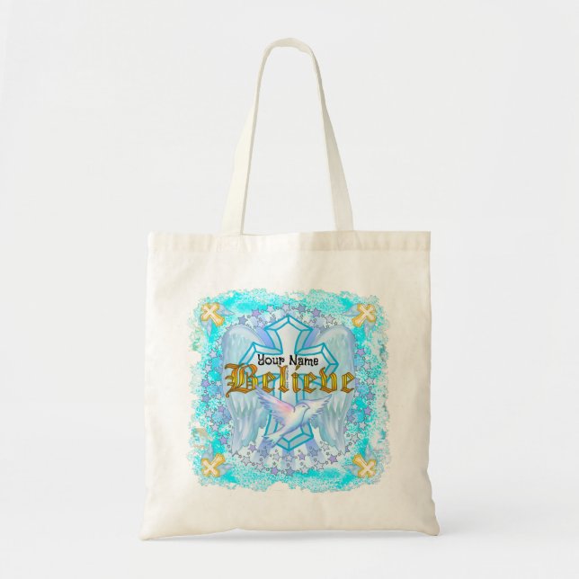 Glauben Sie Christliche Crosstote Bag Tragetasche (Vorne)