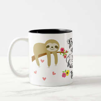 Glauben Sie, dass Sie können u. Sie dort halb Zweifarbige Tasse