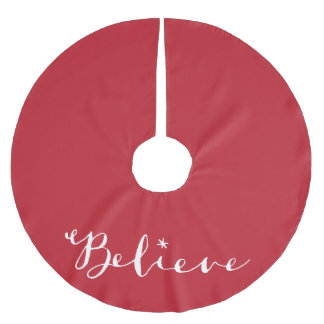 Glauben Sie - dem Wunder des Weihnachtsbaum-Rockes Polyester Weihnachtsbaumdecke