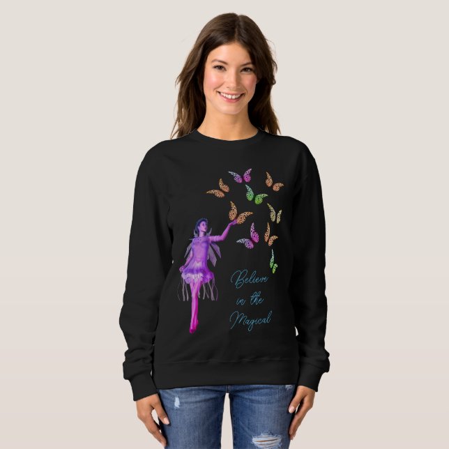 Glauben Sie Fairy Butterfells Inspiration Sweatshirt (Vorne ganz)