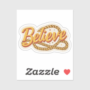 Glauben Sie Lasso Sticker ・ Premium Motivierend Vi