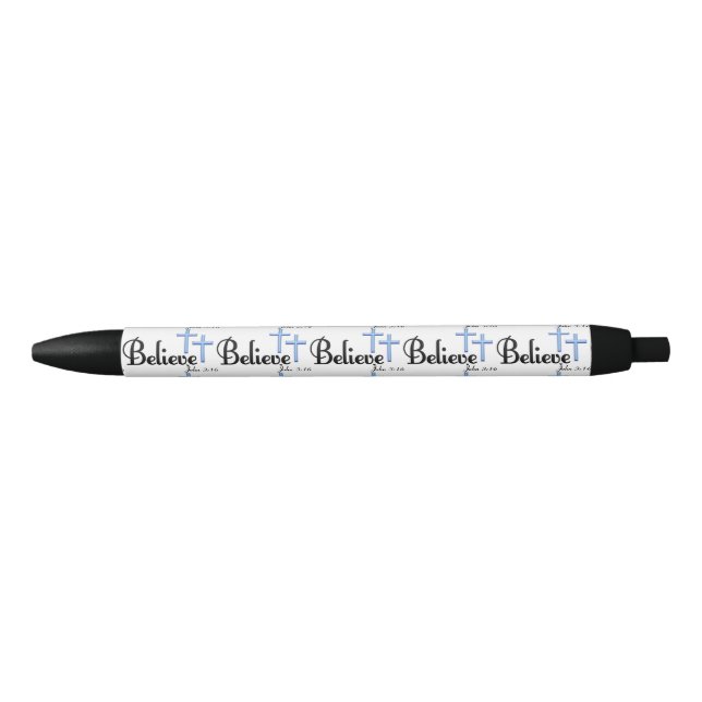Glauben Sie mit Blue Crosses Ink Pen Kugelschreiber (Vorderseite)
