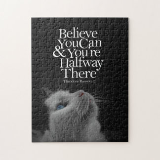 Glauben Sie, Sie können schöne Katze Motivierend Z