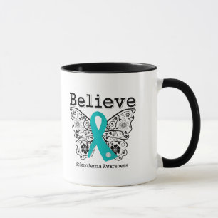 Glauben Sie Skerodermie-Bewusstsein Tasse