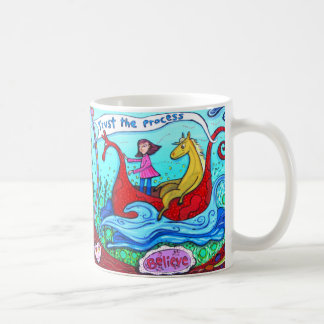 Glauben Sie + Vertrauen Sie der Kaffeetasse