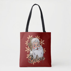 Glauben Sie Weihnachtsfeier Familie Xmas Urlaub Tasche