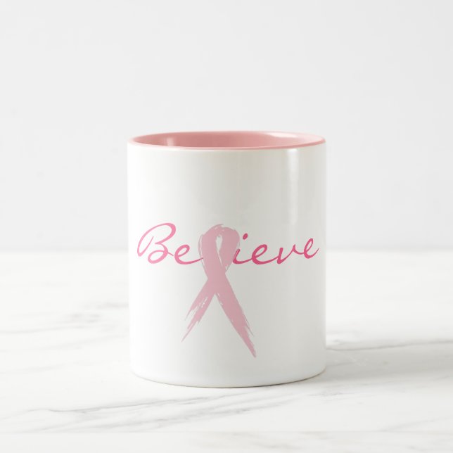 Glauben Sie Zweifarbige Tasse (Mittel)