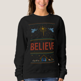 GLAUBEN Ugusweihs Sweater Christlich Jesus Gott Sweatshirt