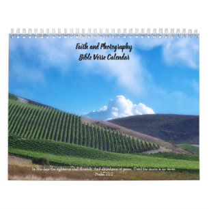 Glauben und Fotografie Bibelvers Kalender