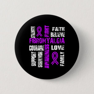 Glauben und Kampf Fibromyalgie Button