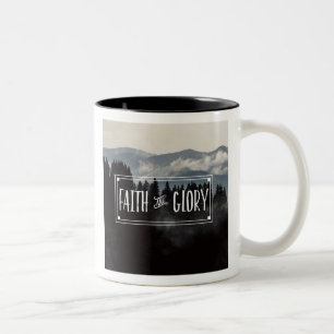 Glauben-und Ruhm-Kaffee-Tasse Zweifarbige Tasse