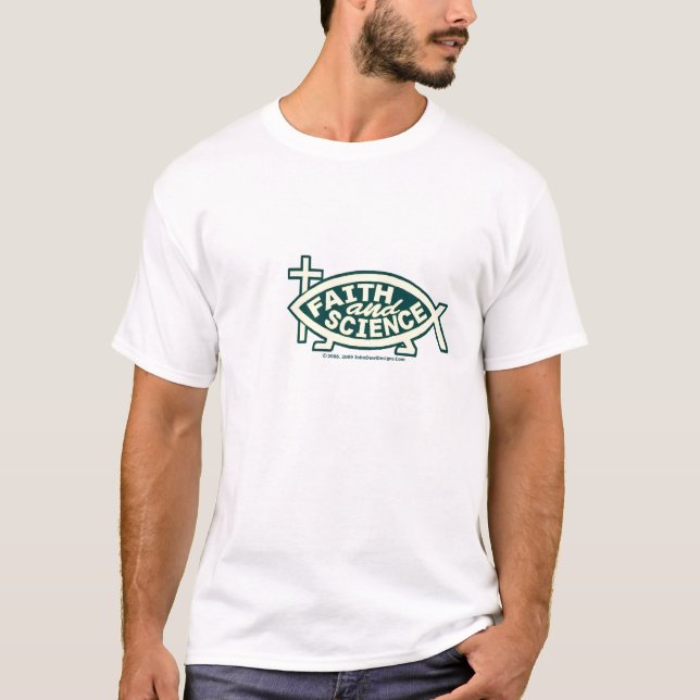 Glauben-und Wissenschafts-Shirt T-Shirt (Vorderseite)