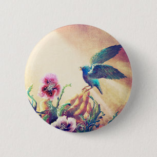 Glauben-Vogel Button