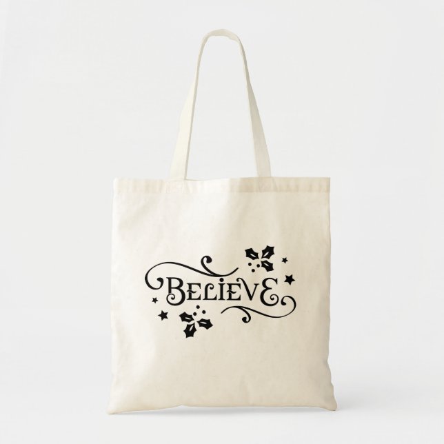 "Glauben" Weihnachtsfeiertag Tasche (Vorne)