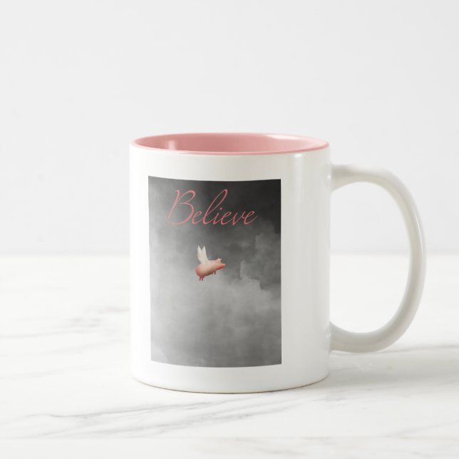 glauben, wenn Schweine Tasse fliegen (Rechts)
