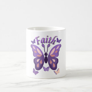 Glaubens-Schmetterling-Kaffeetasse Kaffeetasse