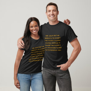 Glaubensbasierte Gelübde Zitat Unisex T-Shirt