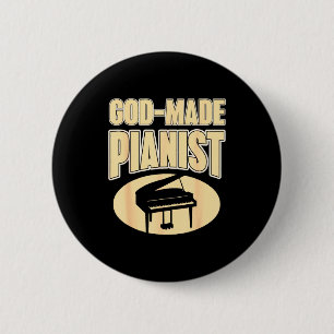 Glaubensbasierter Pianist Christliche Musik Inspir Button
