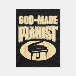 Glaubensbasierter Pianist Christliche Musik Inspir Fleecedecke