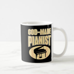 Glaubensbasierter Pianist Christliche Musik Inspir Kaffeetasse