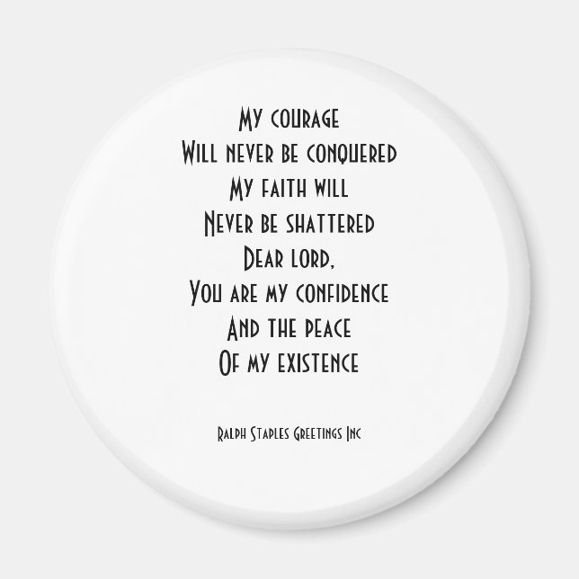 Glaubensbotschaft Magnet (Vorne)